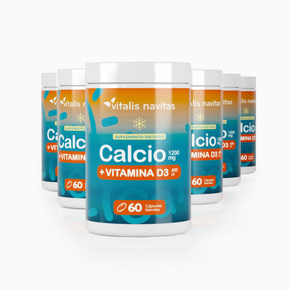 Plan 180 días Calcio y Vitamina D3 Vitalis Navitas