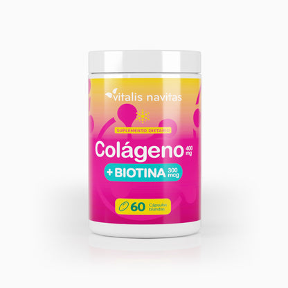 Plan 30 días Colágeno y Biotina Vitalis Navitas